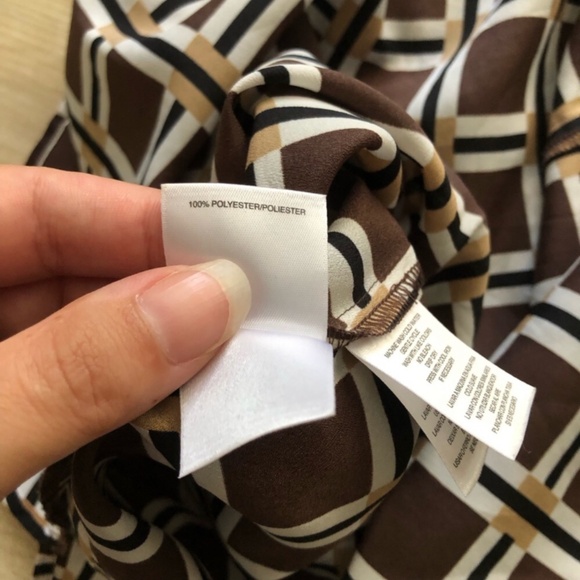 Anne Klein Black and White A-Line Tank Top - Picture 6 of 8